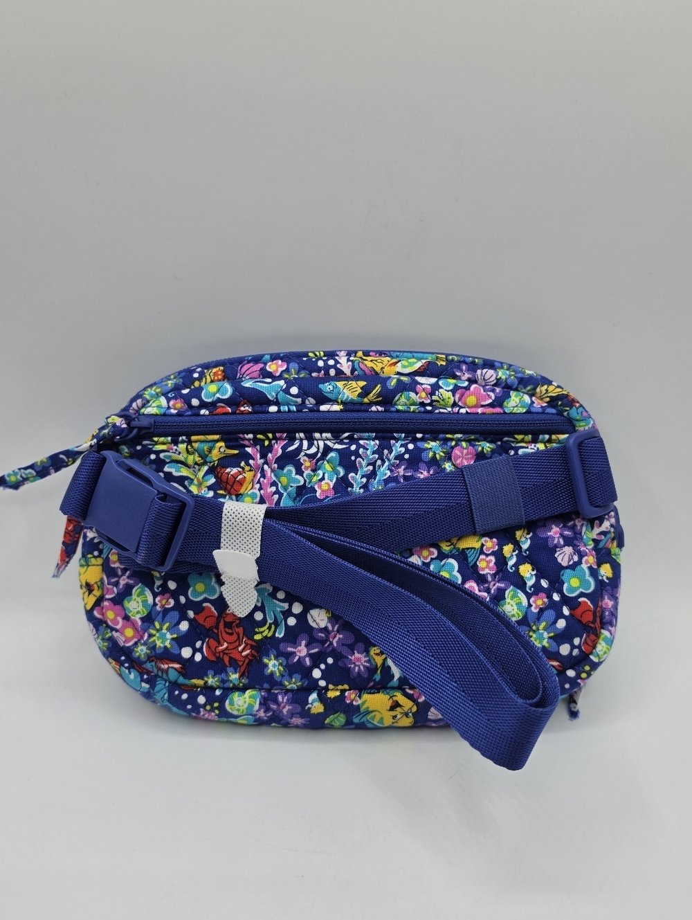 Vera Bradley Disney Ariel Floral Deep Ultramarine Mini Belt Bag Blue - Picture 2 of 5